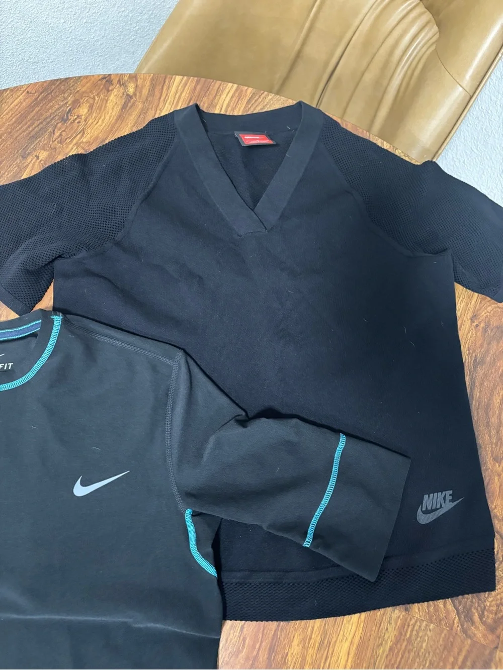 Bundle of Nike DriFit Compression Tee & Nike Tech Fly Knit DriFit Mesh Tee